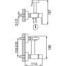 Гигиенический душ FRAP F7504 со смесителем, хром